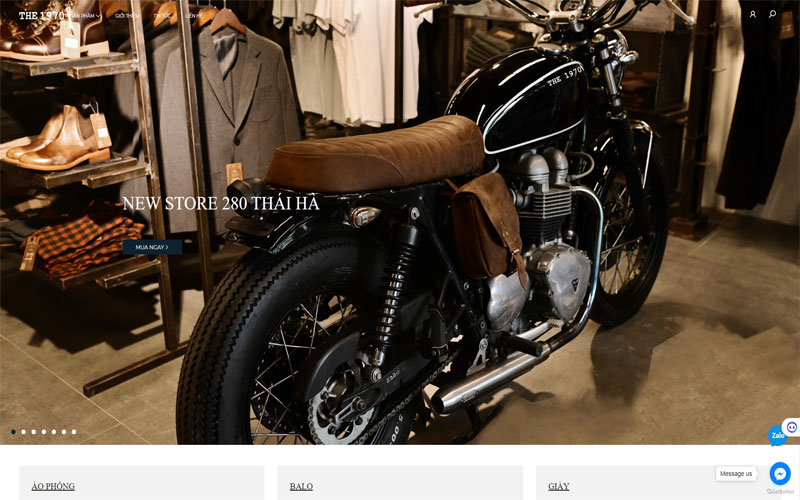 Thiết kế website thời trang